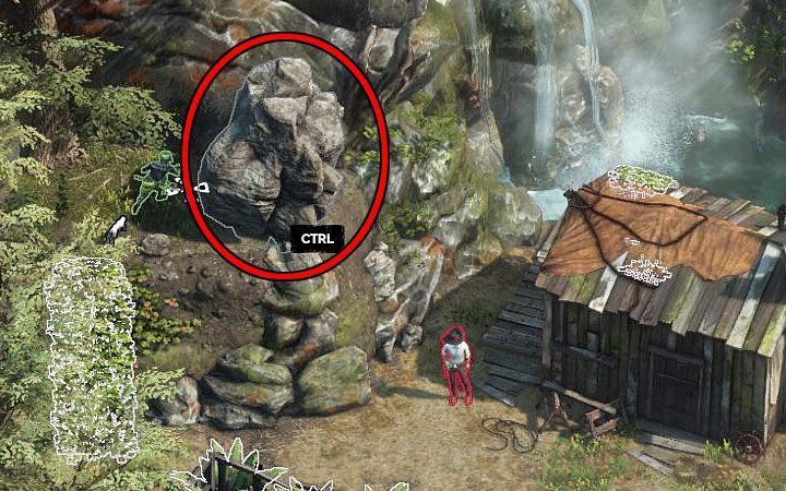 Among the things that can help you complete this challenge is the rock in the fishermen village in the north-east part of the map (M9,4) - Desperados 3: Mission 9 - map, badges - Mission 9 - Louisiana Voodoo - Desperados 3 Guide