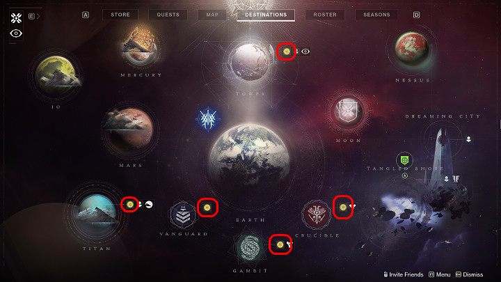 Challenge is the most important thing that changes with each new week - Destiny 2: Daily and Weekly Reset - Destiny 2: Markers and activities - Destiny 2 Game Guide