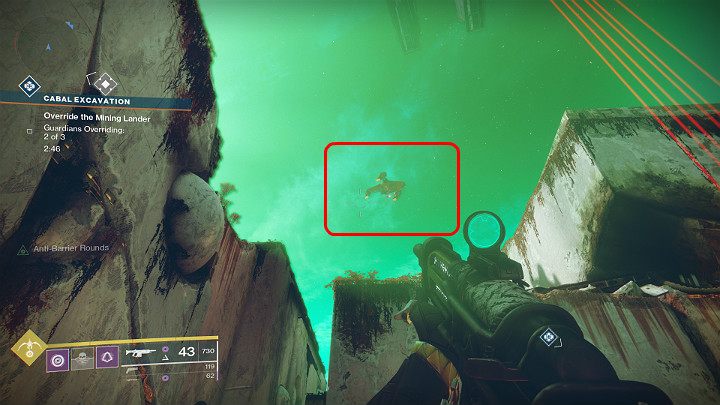 A smaller ship will spawn in quite a large distance from the event. However, after a while it will fly much closer and become a much easier target to destroy. - Destiny 2: Heroic Public Events - Destiny 2: Markers and activities - Destiny 2 Game Guide