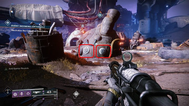The image above shows the vents that need to be destroyed. - Destiny 2: Heroic Public Events - Destiny 2: Markers and activities - Destiny 2 Game Guide