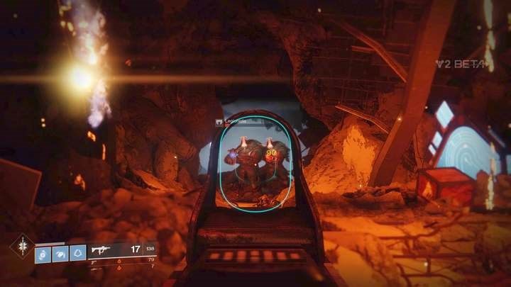The vulnerable point of most enemies is the head. - Destiny 2: Homecoming - The Beginning - Destiny 2: Walkthrough - Destiny 2 Game Guide