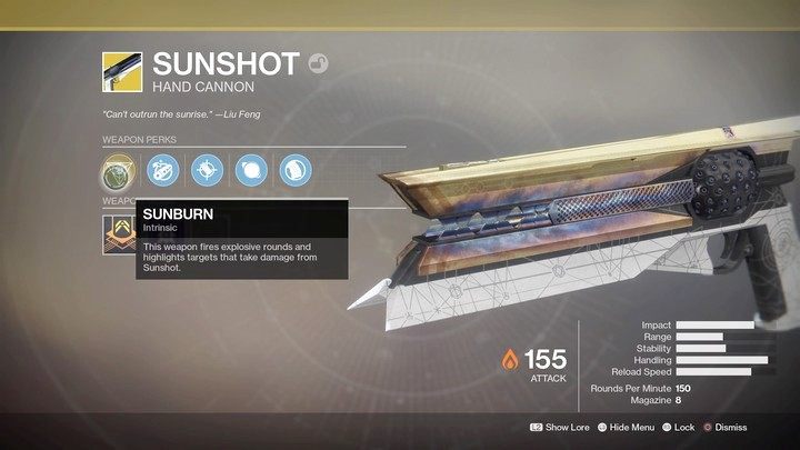Exotic weapons have unique abilities. - Destiny 2: Weapons and armor classes - Destiny 2: Equipment - Destiny 2 Game Guide