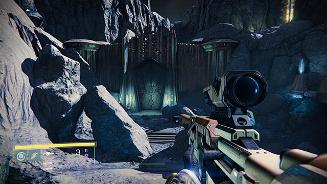 The temple entrance - The Dark Beyond | Moon - Main Story - Moon - Main Story - Destiny Game Guide