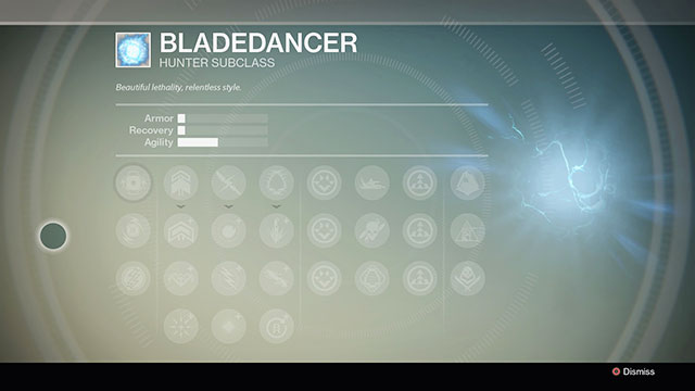 Bladedancer subclass progression tree - Hunter | Character creation - Character creation - Destiny Game Guide