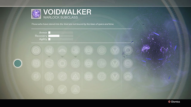 Voidwalker subclass progression tree - Warlock | Character creation - Character creation - Destiny Game Guide