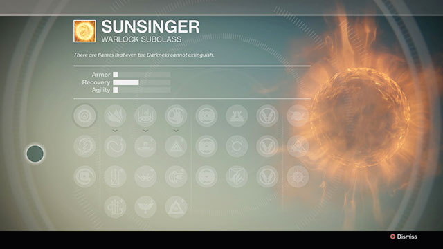 Sunsinger subclass progression tree - Warlock | Character creation - Character creation - Destiny Game Guide