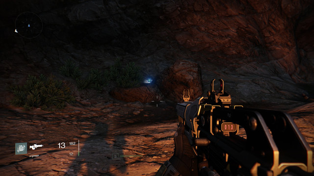 The Ghost is hidden behind the rock in the cave - Earth | Dead Ghosts - Dead Ghosts - Destiny Game Guide