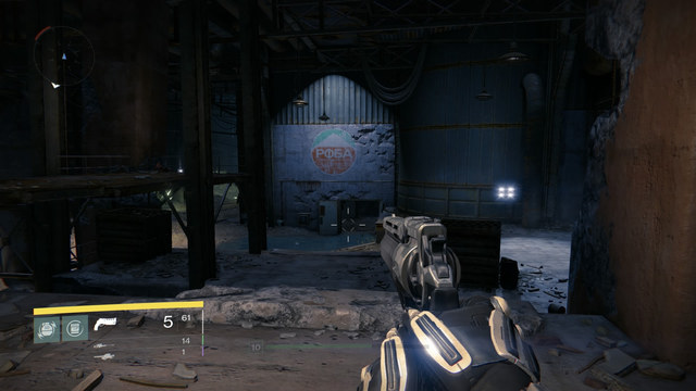 The entrance to the room with the Ghost in the Refinery - Earth | Dead Ghosts - Dead Ghosts - Destiny Game Guide