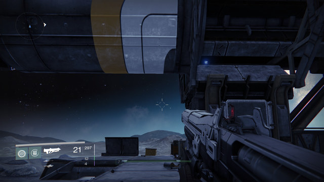 The view of the Ghost from the back side of the pillar - Moon | Dead Ghosts - Dead Ghosts - Destiny Game Guide