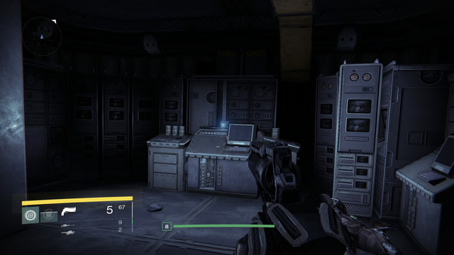 The Ghost is on the computer in the first little house - Moon | Dead Ghosts - Dead Ghosts - Destiny Game Guide