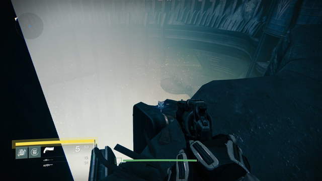 Ghost by the scarp, lying on the piece of scrap in the Gatehouse - Moon | Dead Ghosts - Dead Ghosts - Destiny Game Guide