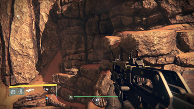 ...then search for the ledge on the very same height. - Mars | Dead Ghosts - Dead Ghosts - Destiny Game Guide