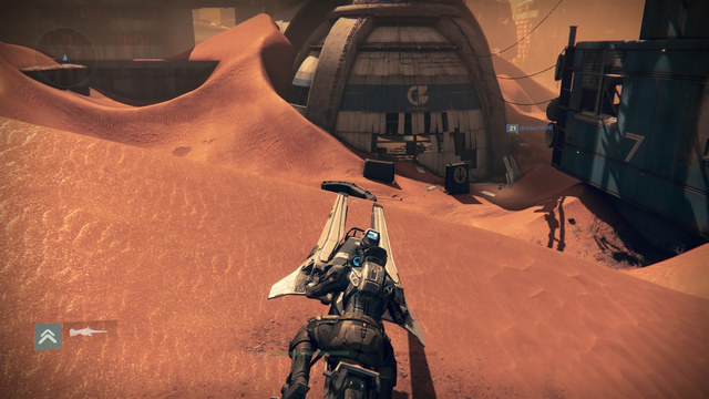 The CB building. - Mars | Dead Ghosts - Dead Ghosts - Destiny Game Guide