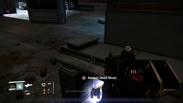 The Ghost hidden underneath the desk. - Mars | Dead Ghosts - Dead Ghosts - Destiny Game Guide