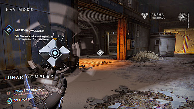 The Ghost can show you the way to the current objective - Planets, moons and stations | Exploration - Exploration - Destiny Game Guide