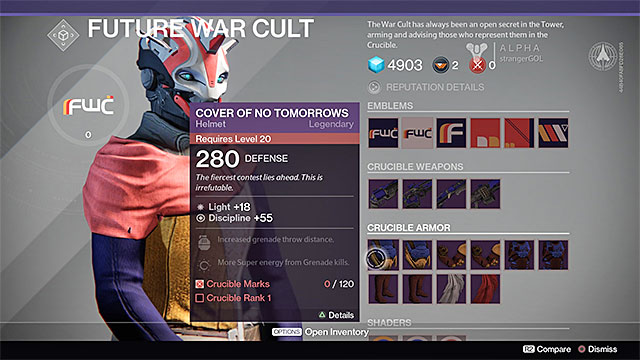 An exemplary merchants offer - The Tower | Exploration - Exploration - Destiny Game Guide