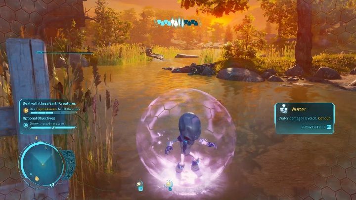Every encounter with water will destroy your shield - Destroy All Humans 2020: Water - impact, swimming, tips - Basics - Destroy All Humans Remake Guide
