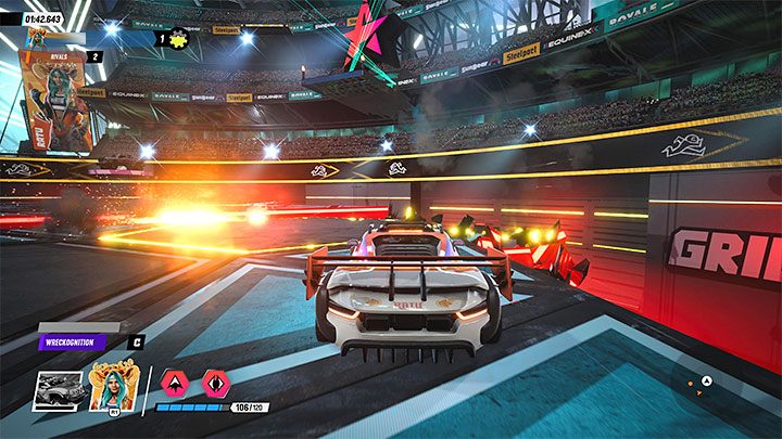 The Gridfall arenas collapse gradually, thus creating larger gaps - Destruction AllStars: Gridfall Mode - Gameplay modes - Destruction AllStars Guide