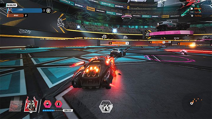 A good tactic is to drive in circles around the arena while keeping a proper distance from the chasm - Destruction AllStars: Gridfall Mode - Gameplay modes - Destruction AllStars Guide