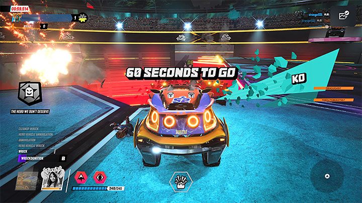 In the final match, beware of those players who are driving a Hero Vehicle - Destruction AllStars: Gridfall Mode - Gameplay modes - Destruction AllStars Guide