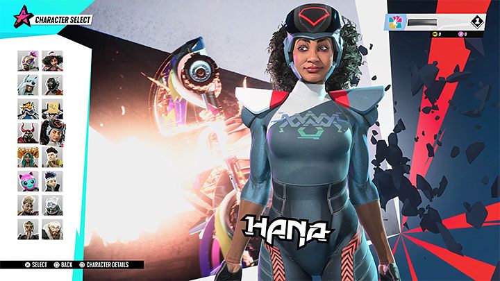 Hana is a character recommended for players who want to effectively attack others both while on foot and while driving the Hero Vehicle - Destruction AllStars: Hana - Stars - Destruction AllStars Guide