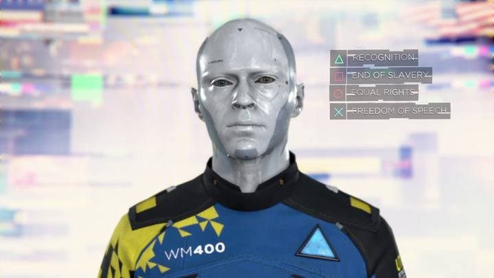 Time for the final scene in this chapter - speech - The Stratford Tower | Marcus | Detroit Become Human Walkthrough - Marcus Walkthrough - Detroit Become Human Guide