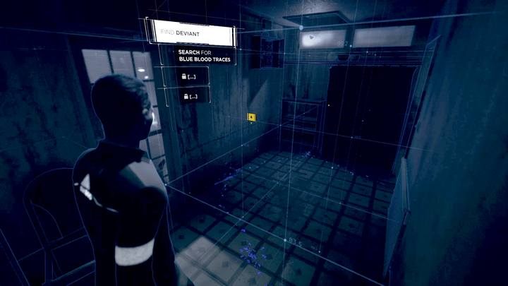 The deviants trail leads to the end of the corridor. - Partners | Connor | Detroit Become Human Walkthrough - Connor Walkthrough - Detroit Become Human Guide
