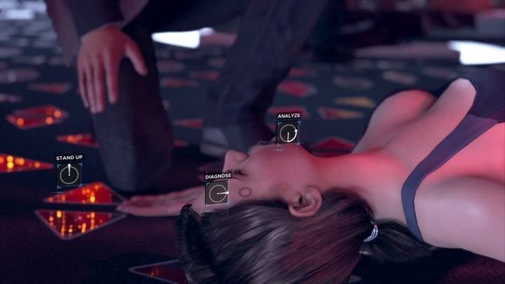 The task begins with investigating the crime scene. - The Eden Club | Connor | Detroit Become Human Walkthrough - Connor Walkthrough - Detroit Become Human Guide