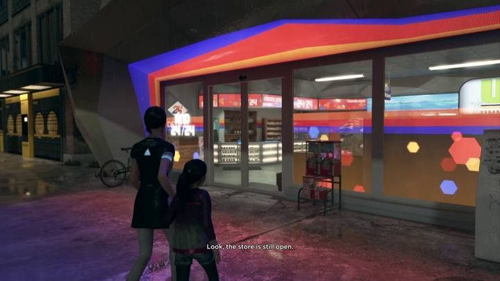 To get money, you have to steal it from the store - its the only option. - Fugitives | Kara | Detroit Become Human Walkthrough - Kara Walkthrough - Detroit Become Human Guide