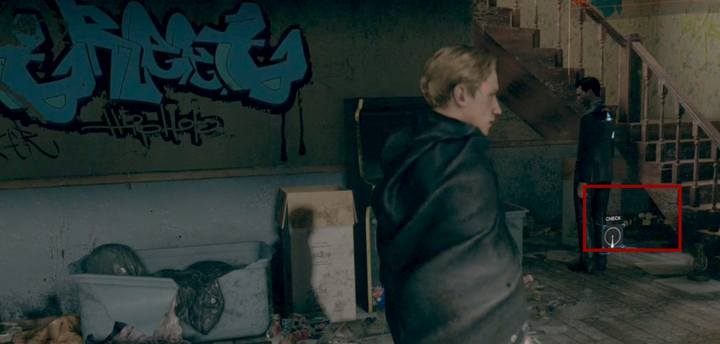 Kara and Alice are hiding under the stairs - its up to you if you want to chase them. - Great Escape | Kara | Detroit Become Human Walkthrough - Kara Walkthrough - Detroit Become Human Guide