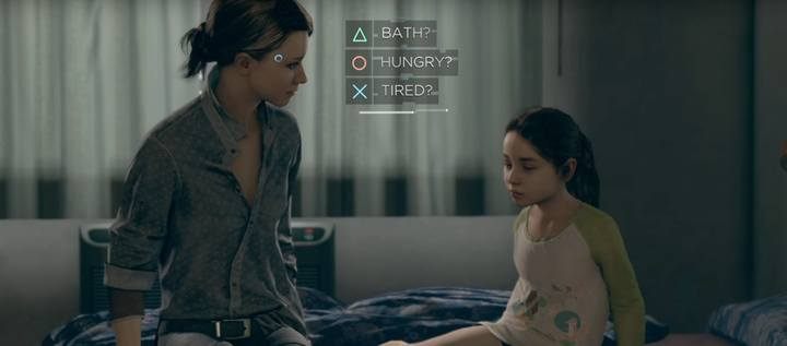 Suggesting Alice to take a bath will improve the relations with her. - Great Escape | Kara | Detroit Become Human Walkthrough - Kara Walkthrough - Detroit Become Human Guide