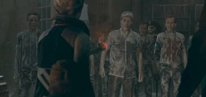 The last scene will follow after the dialogue with Alice and Luther. - Pirates Cove | Kara | Detroit Become Human Walkthrough - Kara Walkthrough - Detroit Become Human Guide