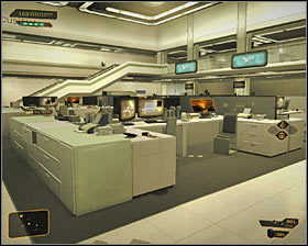 8 - (1) Reaching room 404 - Confronting Eliza Cassan - Deus Ex: Human Revolution Game Guide