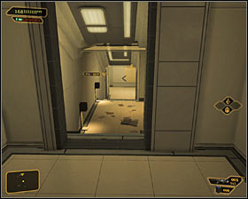 The second option implies reaching the lobby - (2) Peaceful solution: Getting out of the ambush - Confronting Eliza Cassan - Deus Ex: Human Revolution Game Guide