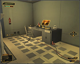 Head towards the server room and shortly you will come across a door with a level 4 electronic lock #1 - (2) Aggressive solution: Getting out of the ambush - Confronting Eliza Cassan - Deus Ex: Human Revolution Game Guide