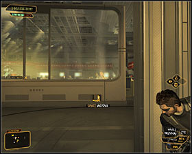 6 - (3) Peaceful solution: Reaching the staircase at the back of the studio - Confronting Eliza Cassan - Deus Ex: Human Revolution Game Guide