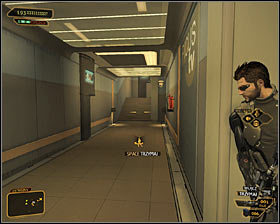 7 - (3) Peaceful solution: Reaching the staircase at the back of the studio - Confronting Eliza Cassan - Deus Ex: Human Revolution Game Guide