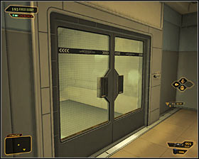 20 - (3) Peaceful solution: Reaching the staircase at the back of the studio - Confronting Eliza Cassan - Deus Ex: Human Revolution Game Guide