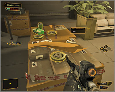 If you decide to actively engage in combat in this room, start off by dragging the bodies of the neutralised mercenaries into a more secluded place (e - (5) Peaceful solution: Summoning the funicular - Confronting Eliza Cassan - Deus Ex: Human Revolution Game Guide