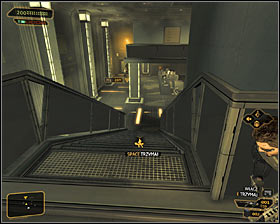 Now you can focus on reaching level 2 - (7) Peaceful solution: Reaching the staircase - Confronting Eliza Cassan - Deus Ex: Human Revolution Game Guide