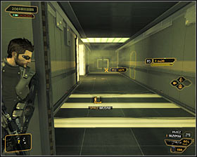 The most obvious solution is using the northern door, though its unfortunately protected by a level 3 electronic lock #1 - (9) Peaceful solution: Reaching room 802-11 - Confronting Eliza Cassan - Deus Ex: Human Revolution Game Guide