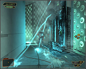 If you have the EMP Shielding, you can use it for a very easy win - (10) Defeating Yelena Fedorova - Confronting Eliza Cassan - Deus Ex: Human Revolution Game Guide