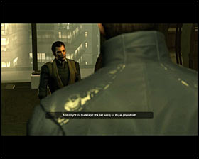 Get out and head towards the eastern apartment #1 which belongs to the main hero - (1) Reaching Jensens apartment - Confronting Sarif - Deus Ex: Human Revolution Game Guide