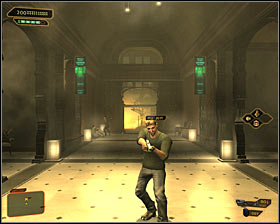 You can end the conversation with Haas in two way - (1) Reaching the Convention Center - Finding Isaias Sandoval - Deus Ex: Human Revolution Game Guide