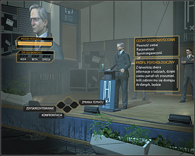After opening the door to the meeting hall, Jansen will accuse Bill Taggart of working with Sandoval and will demand information on the current whereabouts of Isaias - (3) Talking with Taggart - Finding Isaias Sandoval - Deus Ex: Human Revolution Game Guide