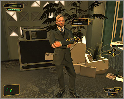 After reaching the last room, look around for an Ebook and a computer terminal with level 4 security - (3) Talking with Taggart - Finding Isaias Sandoval - Deus Ex: Human Revolution Game Guide