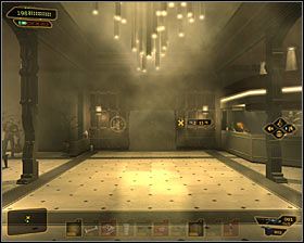 In accordance with the received instructions, you need to return to the helipad on top of the Chiron building, so head west #1 - (10) Returning to the helipad - Finding Isaias Sandoval - Deus Ex: Human Revolution Game Guide