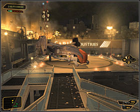 1 - (2) Heading to the helipad - Cashing In Old Favors - Deus Ex: Human Revolution Game Guide