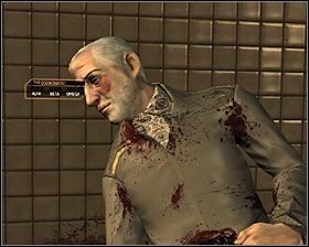 Radford wont want to let you go, stating that his wounds are too serious and he probably wont be able to get out of this alive - Acquaintances Forgotten (steps 1-3) - Side quests - Deus Ex: Human Revolution Game Guide