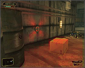 Another mine is placed on the right wall #1, but dont stand up to reach it as it could lead to a detonation - Smash the State (step 4) - Side quests - Deus Ex: Human Revolution Game Guide